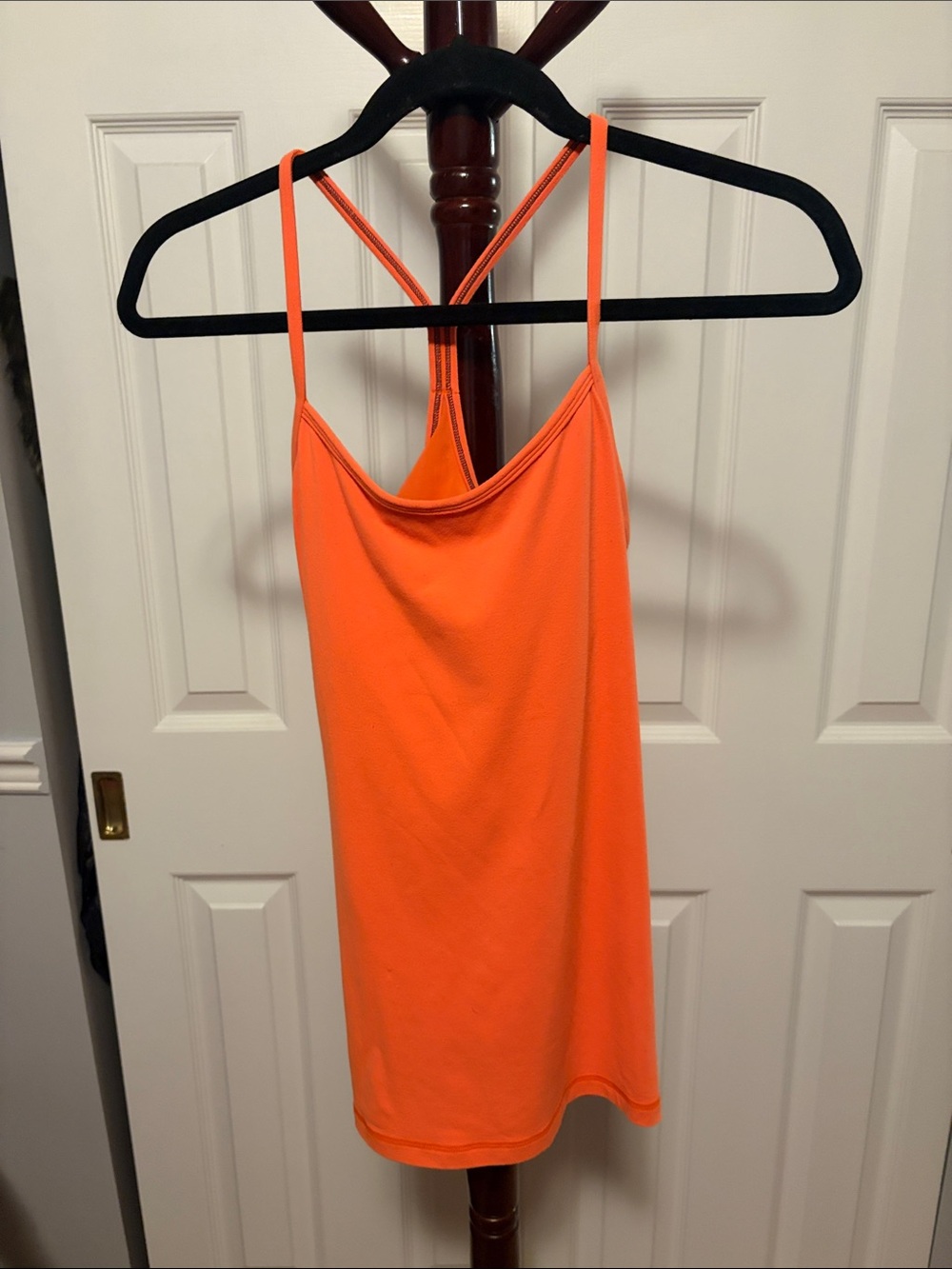 Lululemon Orange Strappy Tank